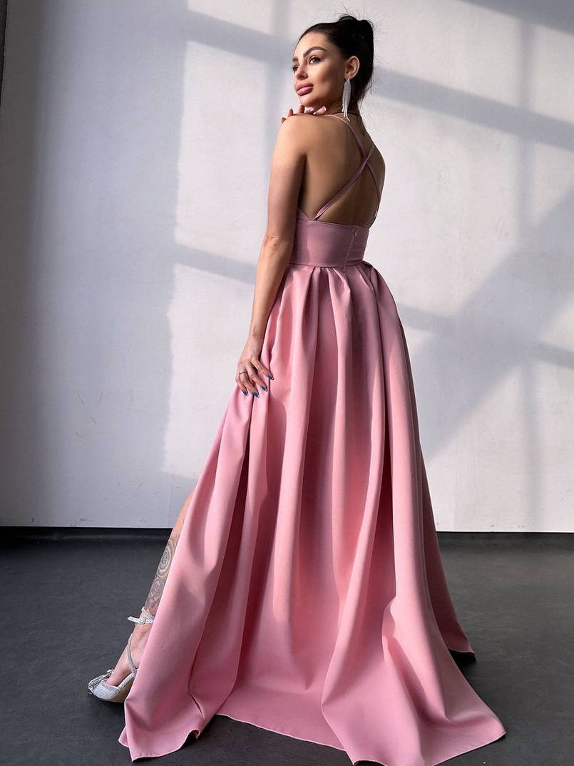 Сукня максі  з корсетним верхом і чашечками  Сукня максі  з корсетним верхом і чашечками  | PUSHKA SHOP