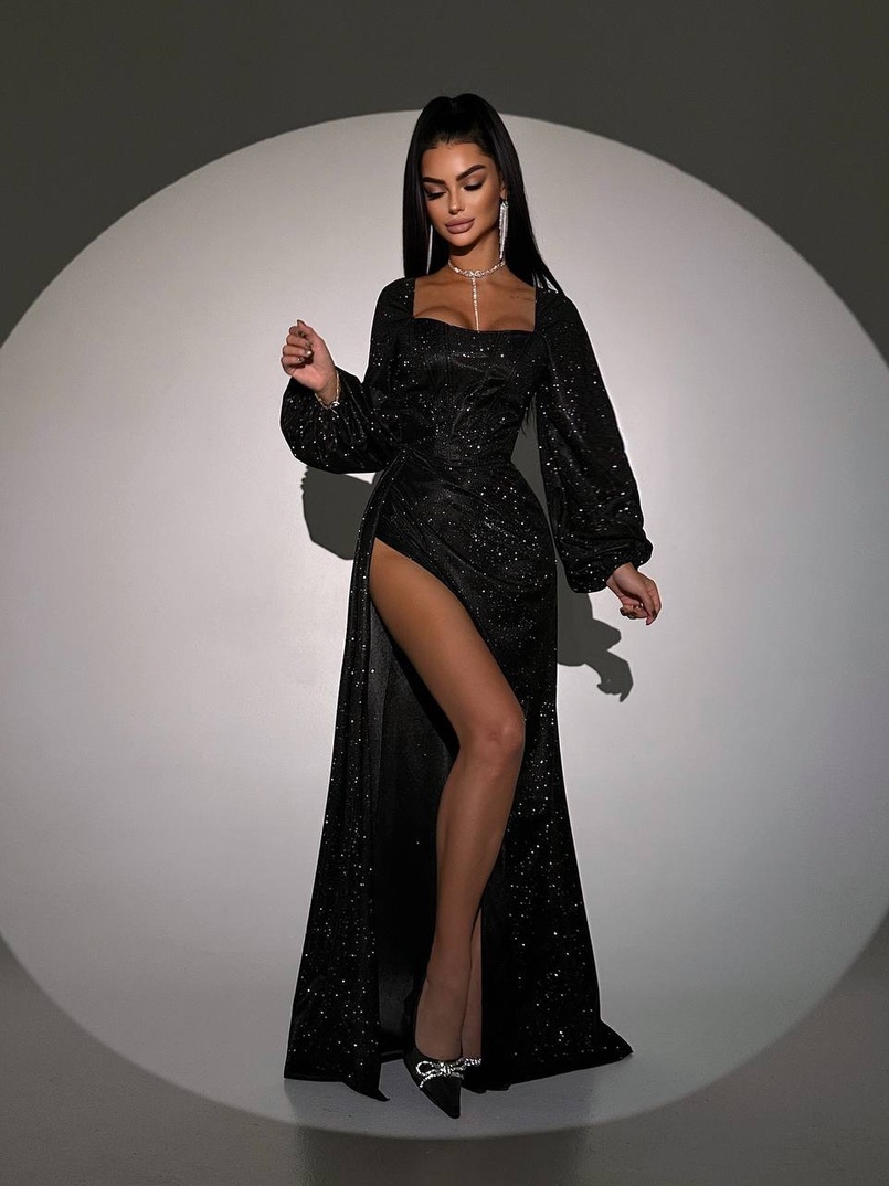 Сяючий комплект: корсет + спідниця  максі з драпіруванням Сяючий комплект: корсет + спідниця  максі з драпіруванням | PUSHKA SHOP