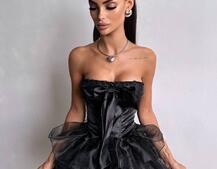 Комплект: корсет + пишна спідниця міні  Комплект: корсет + пишна спідниця міні  | PUSHKA SHOP