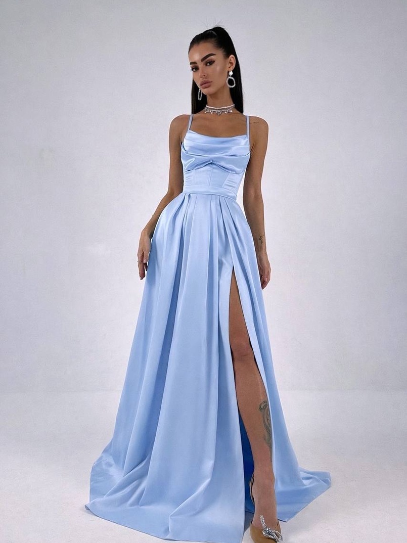 Атласний комплект: корсет + спідниця максі Атласний комплект: корсет + спідниця максі | PUSHKA SHOP