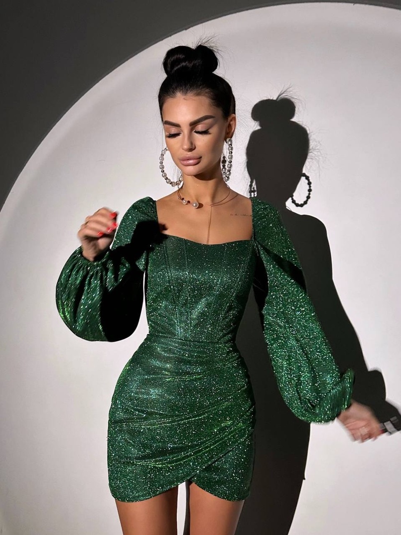 Сяючий комплект: корсет + спідниця міні з драпіруванням Сяючий комплект: корсет + спідниця міні з драпіруванням | PUSHKA SHOP