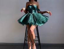 Атласна корсетна сукня міні з гачками та пишною фатиновою спідницею  | PUSHKA SHOP