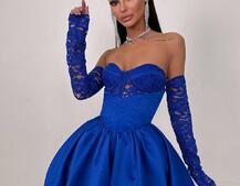 Комплект: мереживний корсет бюстьє + корсетна спідниця | PUSHKA SHOP