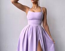 Сукня максі  зі шнурівкою на спинці Сукня максі  зі шнурівкою на спинці | PUSHKA SHOP