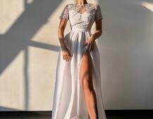 Сукня максі з мереживом  Сукня максі з мереживом  | PUSHKA SHOP