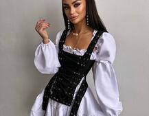 Комплект: сукня + корсет  Комплект: сукня + корсет  | PUSHKA SHOP