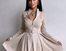 Сукня з пишною спідницею і поясом Сукня з пишною спідницею і поясом | PUSHKA SHOP