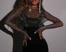 Сукня міні з сяючим топом  Сукня міні з сяючим топом  | PUSHKA SHOP