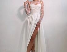 Сукня максі з паєтками та розрізом на спідниці | PUSHKA SHOP