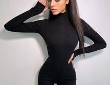 Трикотажный облегающий комбинезон  Трикотажный облегающий комбинезон  | PUSHKA SHOP