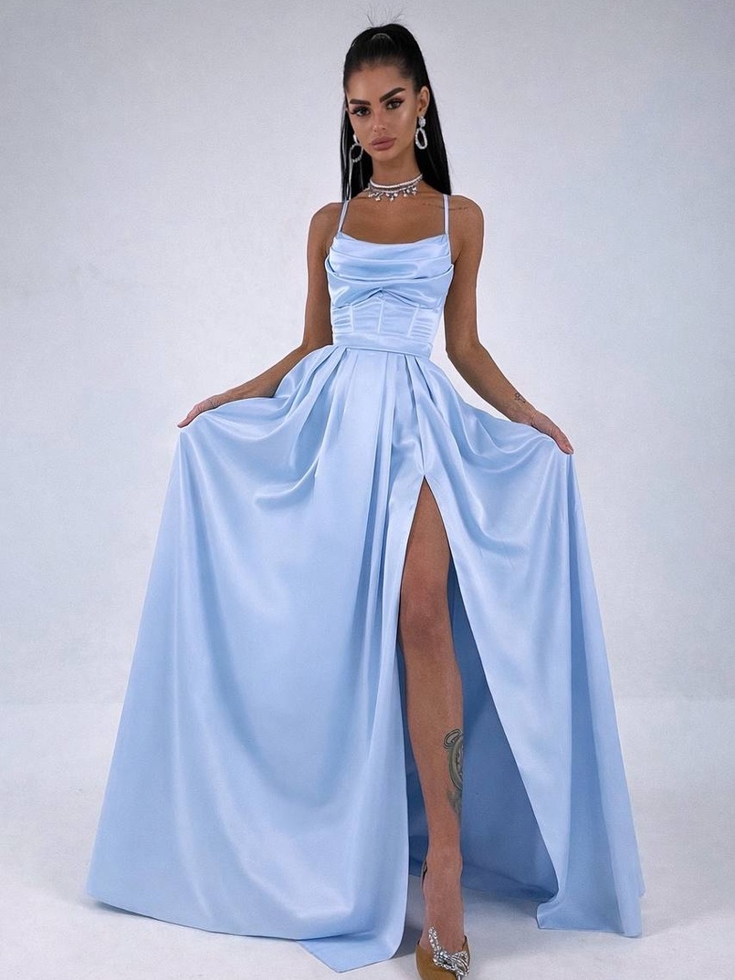 Атласний комплект: корсет + спідниця максі Атласний комплект: корсет + спідниця максі | PUSHKA SHOP