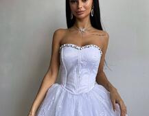 Романтичний комплект із корсета та мереживної спідниці ✨ | PUSHKA SHOP