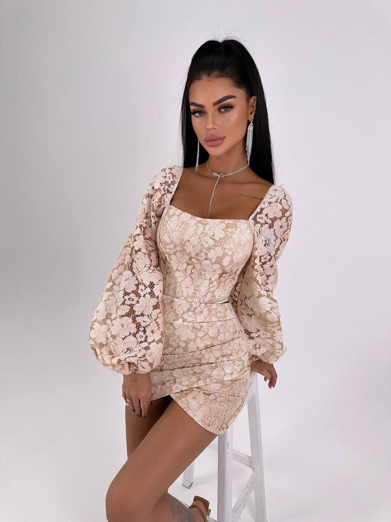 Мереживний комплект: корсет + спідниця міні Мереживний комплект: корсет + спідниця міні | PUSHKA SHOP