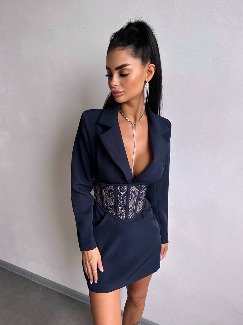 Комплект: сукня піджак + корсет  | PUSHKA SHOP