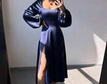 Елегантна сукня міді з корсетним верхом | PUSHKA SHOP