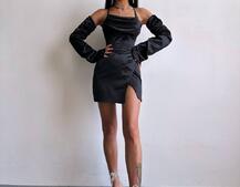 Комплект: корсет з рукавами    + спідниця міні з драпіруванням   Комплект: корсет з рукавами    + спідниця міні з драпіруванням   | PUSHKA SHOP