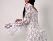 Мереживна сукня міні з чашечками    Мереживна сукня міні з чашечками    | PUSHKA SHOP