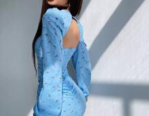 Квіткова сукня зі збіркою з боків  | PUSHKA SHOP