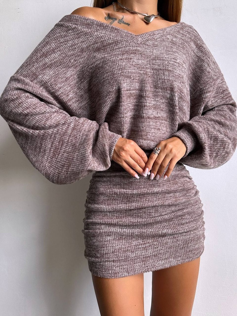 Трикотажна сукня міні  Трикотажна сукня міні  | PUSHKA SHOP