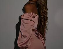 Атласний комплект, бахромою зі стразами  Ручна робота, прикраса пришита  Атласний комплект, бахромою зі стразами  Ручна робота, прикраса пришита  | PUSHKA SHOP