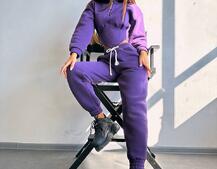 Комплект на флісі : худі з елементами корсету + штани  Комплект на флісі : худі з елементами корсету + штани  | PUSHKA SHOP