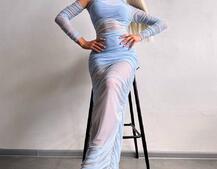 Сукня міді з драпіруванням   Сукня міді з драпіруванням   | PUSHKA SHOP