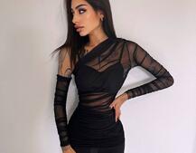 Міні сукня з драпіруванням   Міні сукня з драпіруванням   | PUSHKA SHOP