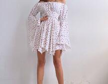 Сукня асиметричного крою з розкльошеними рукавами + корсет декорований стразами Ручна робота Сукня асиметричного крою з розкльошеними рукавами + корсет декорований стразами Ручна робота | PUSHKA SHOP