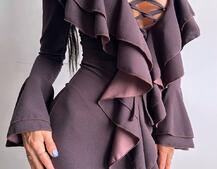 Сукня з воланами  Сукня з воланами  | PUSHKA SHOP