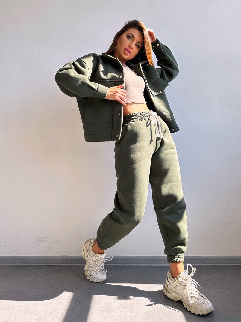 Комплект: тепла сорочка на кнопках + джоггери Комплект: тепла сорочка на кнопках + джоггери | PUSHKA SHOP