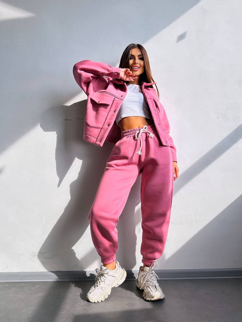 Комплект: тепла сорочка на кнопках + джоггери | PUSHKA SHOP