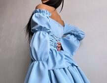 Сукня з чокером  | PUSHKA SHOP