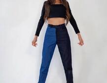 Комбинированные джинсы Комбинированные джинсы | PUSHKA SHOP