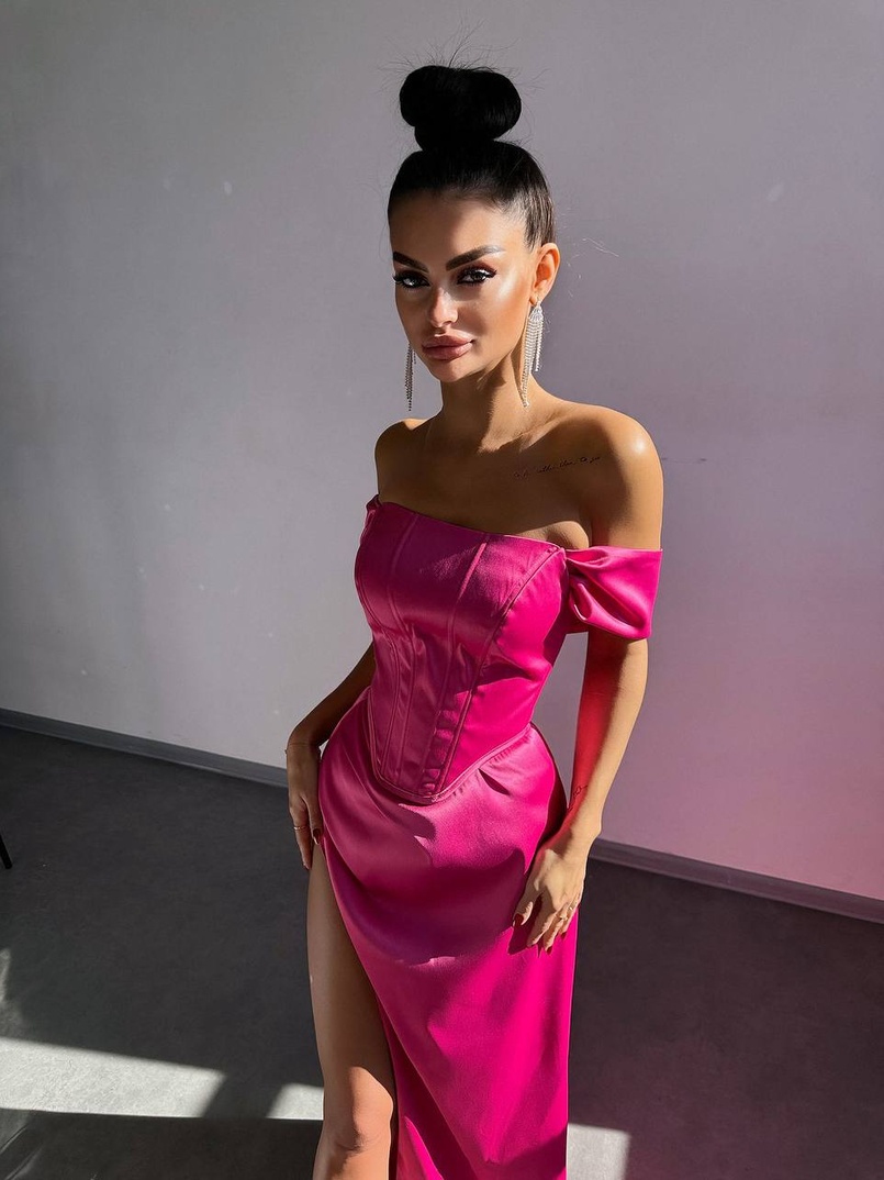 Комплект: корсет + спідниця максі з драпіруванням   | PUSHKA SHOP