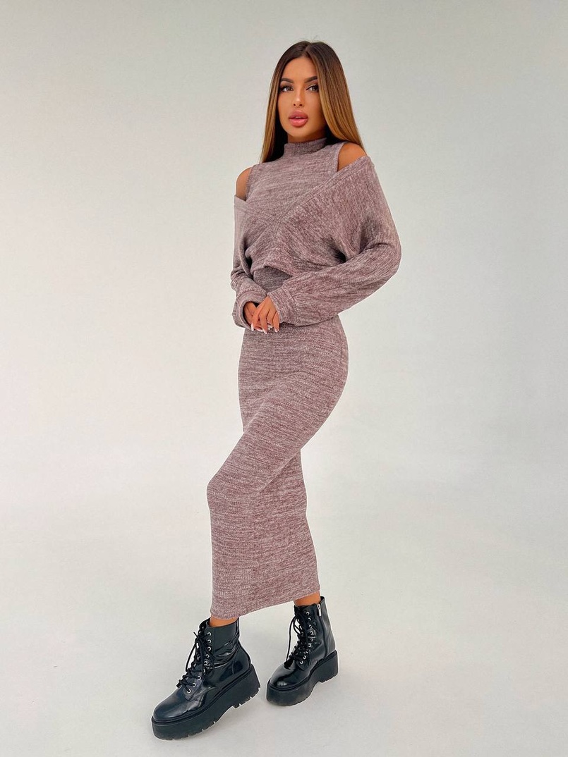 Трикотажна сукня-двійка  Трикотажна сукня-двійка  | PUSHKA SHOP