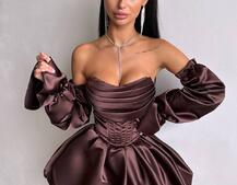 Комплект : корсет з рукавами  + спідниця балон  | PUSHKA SHOP