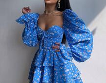 Корсетна сукня -бюстьє з пишною спідницею  Корсетна сукня -бюстьє з пишною спідницею  | PUSHKA SHOP