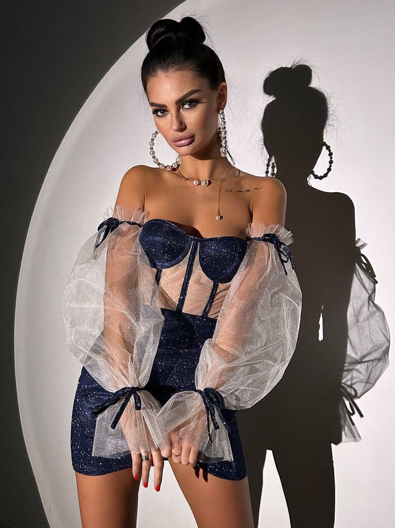 Сяючий комплект: корсет + спідниця  | PUSHKA SHOP