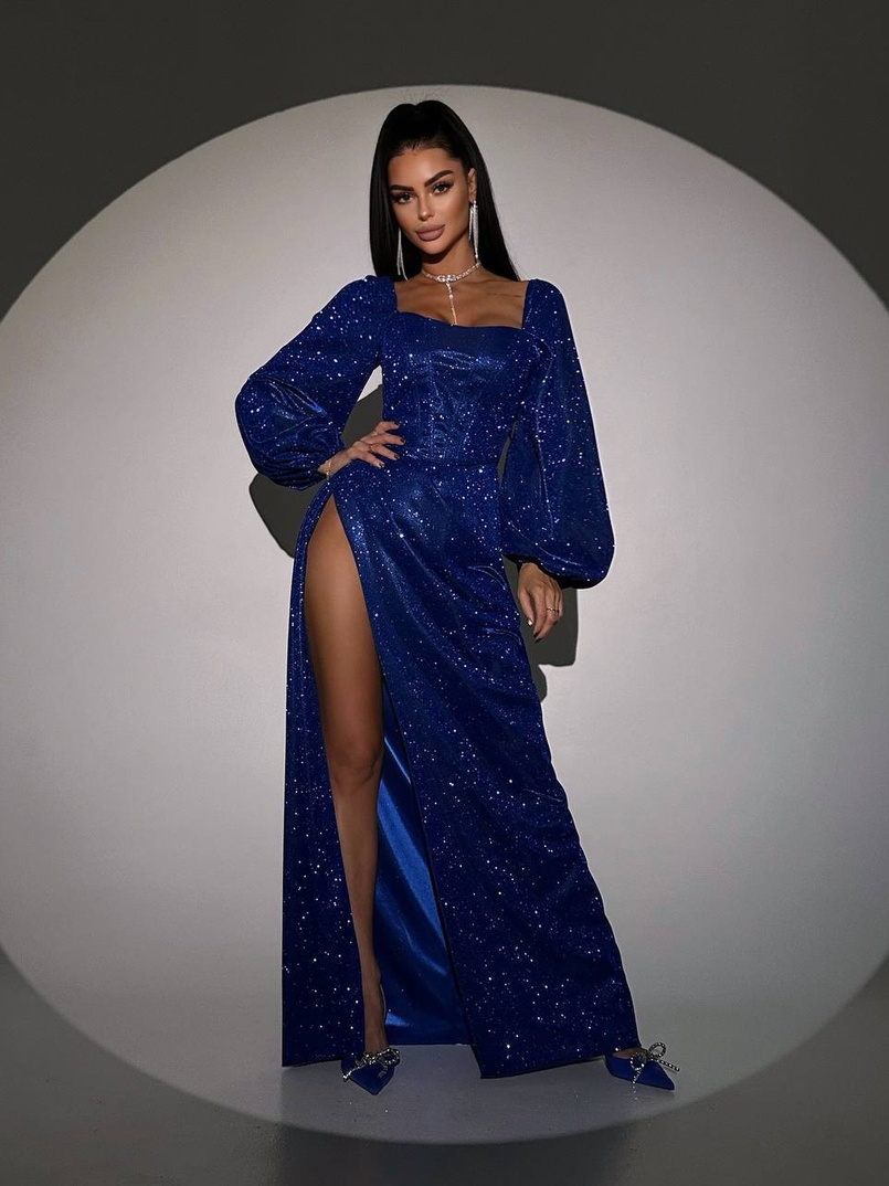 Сяючий комплект: корсет + спідниця  максі з драпіруванням Сяючий комплект: корсет + спідниця  максі з драпіруванням | PUSHKA SHOP