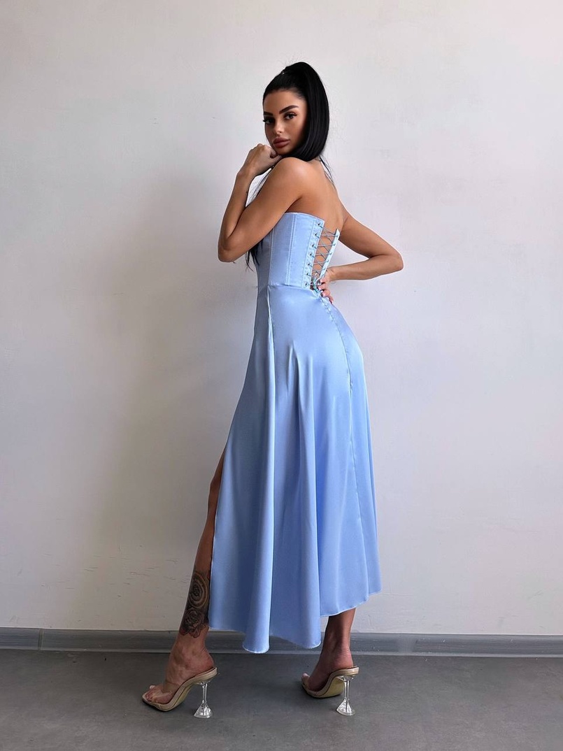 Корсетна сукня міді  | PUSHKA SHOP
