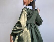 Котонова сукня з комірцем + бант  Котонова сукня з комірцем + бант  | PUSHKA SHOP