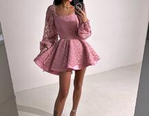 Мереживна сукня з корсетним верхом та пишною подвійною спідницею  Мереживна сукня з корсетним верхом та пишною подвійною спідницею  | PUSHKA SHOP