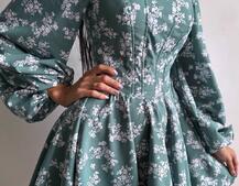 Корсетна сукня з подвійною спідницею  | PUSHKA SHOP