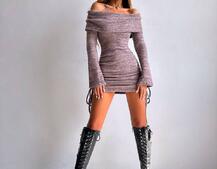 Трикотажна сукня міні  Трикотажна сукня міні  | PUSHKA SHOP