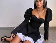 Сукня з чашечками та елементами корсету  Сукня з чашечками та елементами корсету  | PUSHKA SHOP