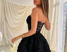 Комплект : корсет + спідниця балон з трояндами  | PUSHKA SHOP