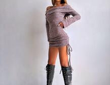 Трикотажна сукня міні  Трикотажна сукня міні  | PUSHKA SHOP