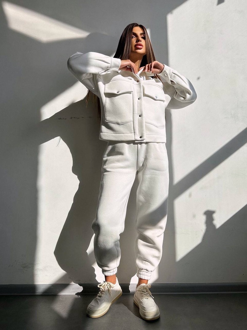 Комплект: тепла сорочка на кнопках + джоггери Комплект: тепла сорочка на кнопках + джоггери | PUSHKA SHOP