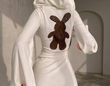 Оксамитова сукня міні з розкльошоними рукавами    Оксамитова сукня міні з розкльошоними рукавами    | PUSHKA SHOP