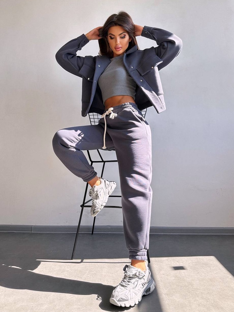 Комплект: тепла сорочка на кнопках + джоггери Комплект: тепла сорочка на кнопках + джоггери | PUSHKA SHOP